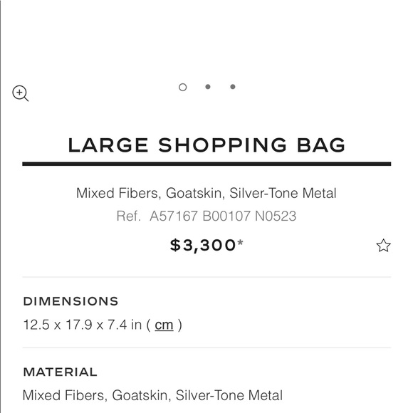 Chanel N0523 large shopping bag in navy - Picture 6 of 8